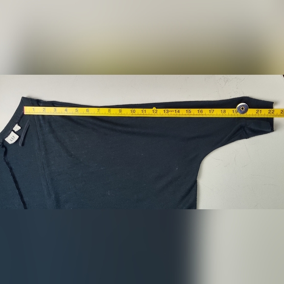 Gap Black Batwing Rounded Hem Open Front Cardigan Small Slouchy Cardigan‎ - Picture 8 of 8